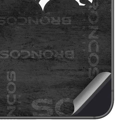 NFL Denver Broncos Black & White Galaxy A14 5G Skin