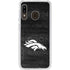 NFL Denver Broncos Black & White Galaxy A20 Clear Case