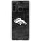 NFL Denver Broncos Black & White Galaxy A21 Clear Case