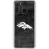 NFL Denver Broncos Black & White Galaxy A21 Clear Case