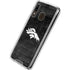 NFL Denver Broncos Black & White Galaxy A30 Clear Case