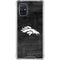 NFL Denver Broncos Black & White Galaxy A71 5G Clear Case