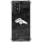 NFL Denver Broncos Black & White Galaxy A72 5G Clear Case