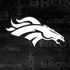 NFL Denver Broncos Black & White Galaxy Note 8 Skin