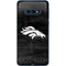 NFL Denver Broncos Black & White Galaxy S10e Skin