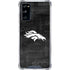 NFL Denver Broncos Black & White Galaxy S20 FE Clear Case