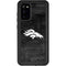 NFL Denver Broncos Black & White Galaxy S20 Waterproof Case