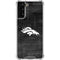 NFL Denver Broncos Black & White Galaxy S21 FE Clear Case
