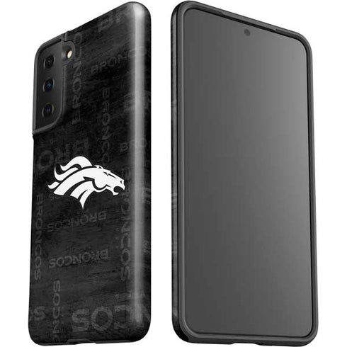 NFL Denver Broncos Black & White Galaxy S21 Plus 5G Pro Case