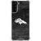 NFL Denver Broncos Black & White Galaxy S22 Plus Clear Case