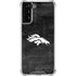 NFL Denver Broncos Black & White Galaxy S22 Plus Clear Case