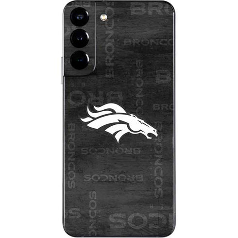 NFL Denver Broncos Black & White Galaxy S22 Plus Skin