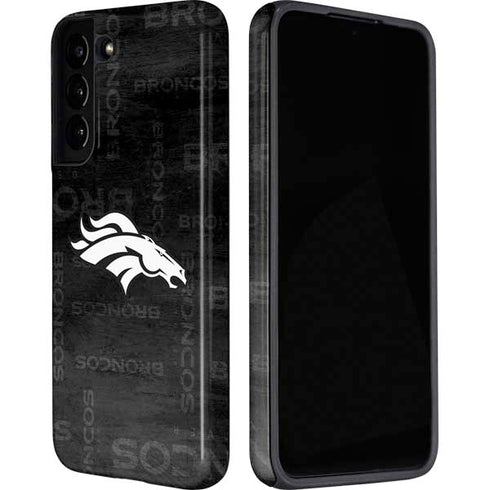 NFL Denver Broncos Black & White Galaxy S22 Pro Case