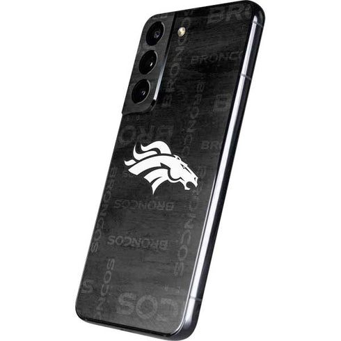 NFL Denver Broncos Black & White Galaxy S22 Skin