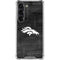NFL Denver Broncos Black & White Galaxy S23 Clear Case
