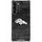 NFL Denver Broncos Black & White Galaxy S23 Plus Clear Case