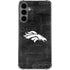 NFL Denver Broncos Black & White Galaxy S24 Plus Clear Case