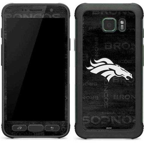 NFL Denver Broncos Black & White Galaxy S7 Active Skin