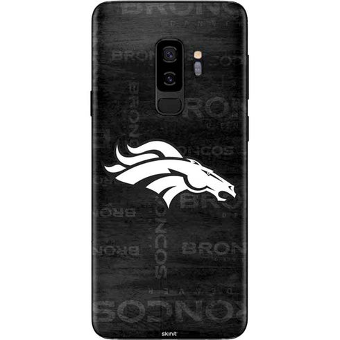 NFL Denver Broncos Black & White Galaxy S9 Plus Skin