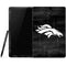 NFL Denver Broncos Black & White Samsung Galaxy Tab Skin