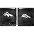 NFL Denver Broncos Black & White Galaxy Z Flip Skin
