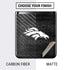 NFL Denver Broncos Black & White Galaxy Z Flip Skin