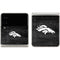 NFL Denver Broncos Black & White Galaxy Z Flip3 5G Skin