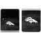 NFL Denver Broncos Black & White Galaxy Z Flip4 5G Skin