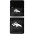 NFL Denver Broncos Black & White Galaxy Z Flip4 5G Skin