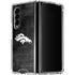 NFL Denver Broncos Black & White Galaxy Z Fold4 5G Clear Case
