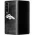 NFL Denver Broncos Black & White Galaxy Z Fold4 5G Skin