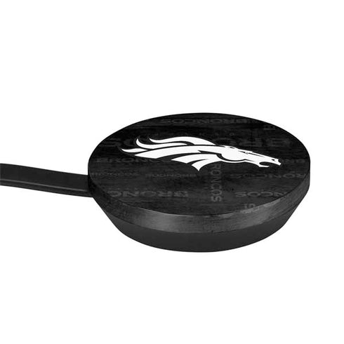 NFL Denver Broncos Black & White Google Stadia Controller Skin