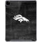 NFL Denver Broncos Black & White iPad Pro 12.9in (2020) Clear Case