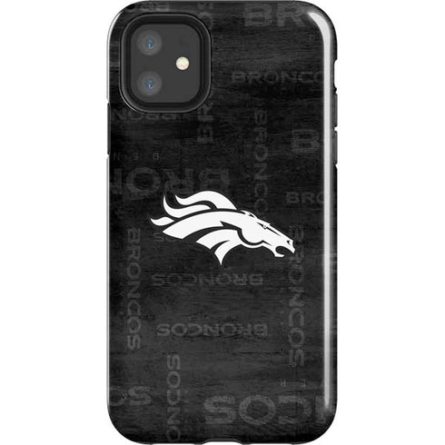 NFL Denver Broncos Black & White iPhone 11 Impact Case