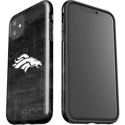 NFL Denver Broncos Black & White iPhone 11 Impact Case