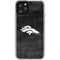 NFL Denver Broncos Black & White iPhone 11 Pro Clear Case