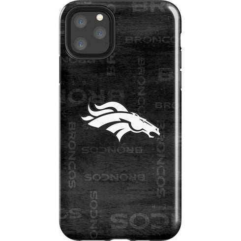 NFL Denver Broncos Black & White iPhone 11 Pro Max Impact Case