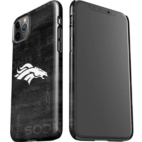 NFL Denver Broncos Black & White iPhone 11 Pro Max Lite Case