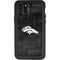 NFL Denver Broncos Black & White iPhone 11 Pro Waterproof Case