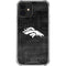 NFL Denver Broncos Black & White iPhone 12 Clear Case