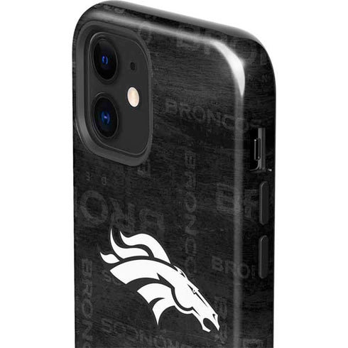 NFL Denver Broncos Black & White iPhone 12 Impact Case