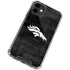 NFL Denver Broncos Black & White iPhone 12 Mini Clear Case