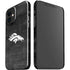 NFL Denver Broncos Black & White iPhone 12 Mini Lite Case