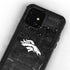 NFL Denver Broncos Black & White iPhone 12 Mini Waterproof Case