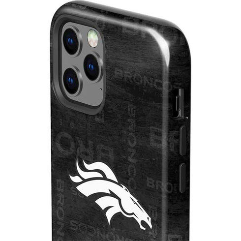 NFL Denver Broncos Black & White iPhone 12 Pro Impact Case