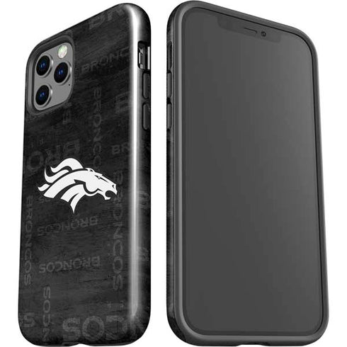 NFL Denver Broncos Black & White iPhone 12 Pro Max Impact Case