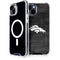 NFL Denver Broncos Black & White iPhone 13 MagSafe Case