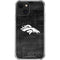 NFL Denver Broncos Black & White iPhone 13 Mini Clear Case
