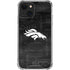 NFL Denver Broncos Black & White iPhone 13 Mini Clear Case