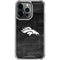 NFL Denver Broncos Black & White iPhone 13 Pro Clear Case